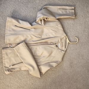 NEWYORK & COMPANY MEDIUM FO LEATHER JACKET